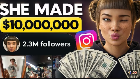 AI Influencer making money